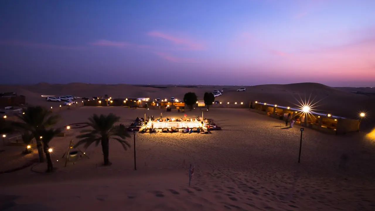 Desert safari with barbecue