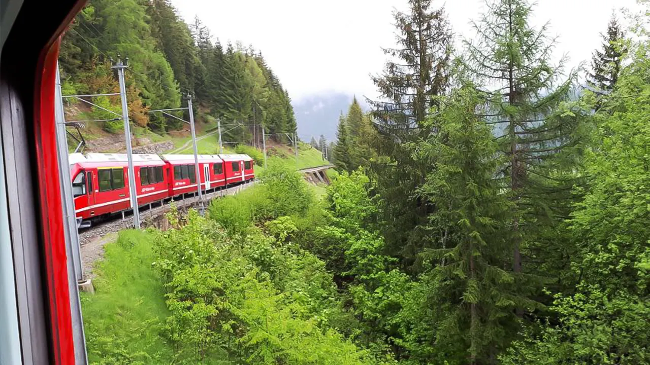 Bernina train & Moritz day trip