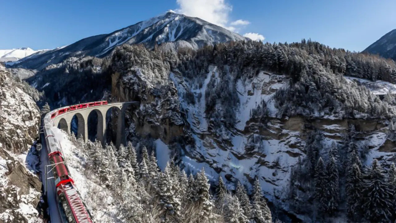 St. Moritz with Bernina Express flight