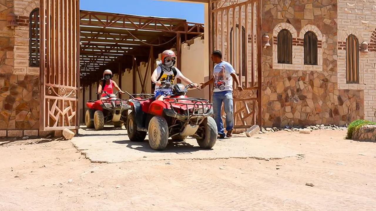 Morning beach buggy tour and camel ride by Transport