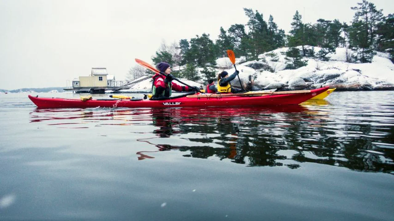 Kayak, Vika and sauna