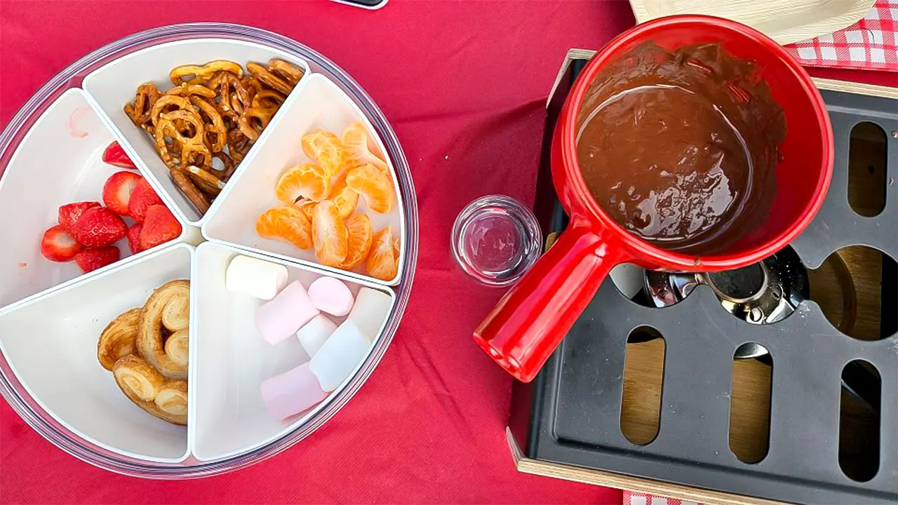 Chocolate Fondue Float