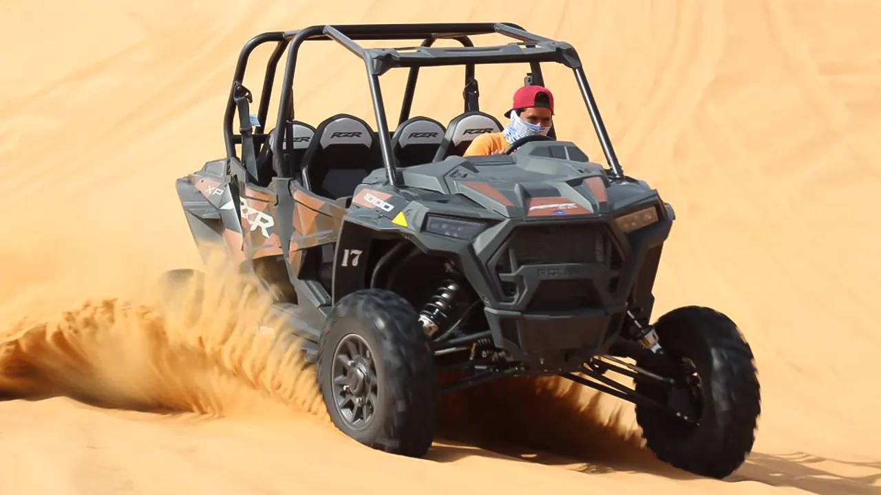 Red dunes and desert safari