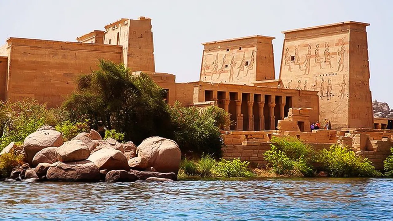 High Dam, Philae Temple and Obelisk