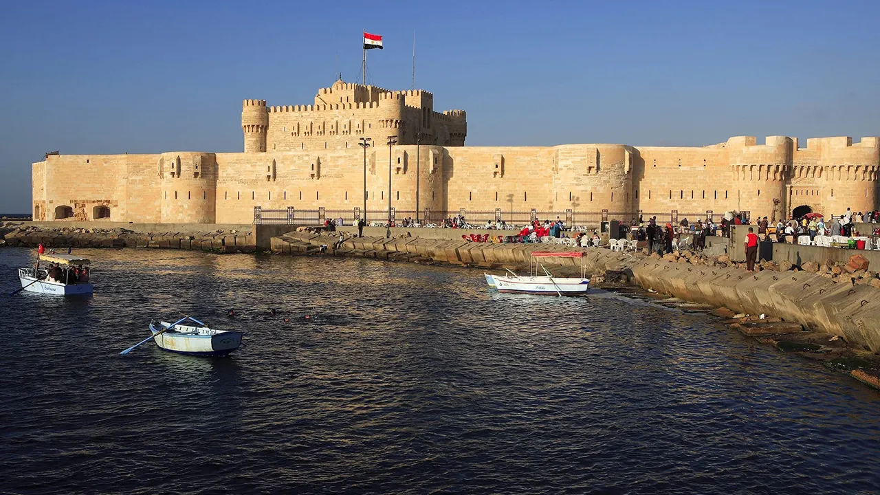 The ancient lighthouse of Alexandria