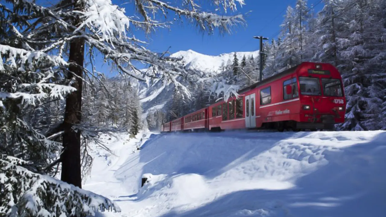 St. Moritz with Bernina Express flight