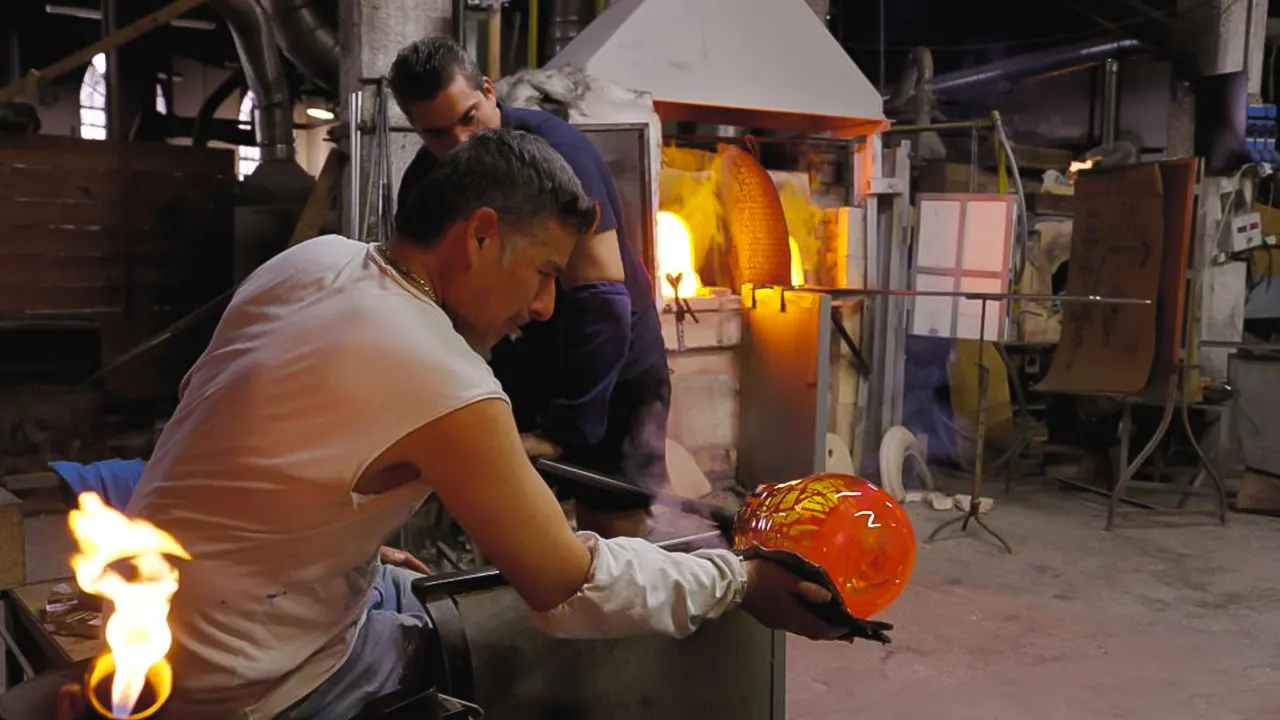 Glass Blowing Experience at Gino Mazzuccato Factory