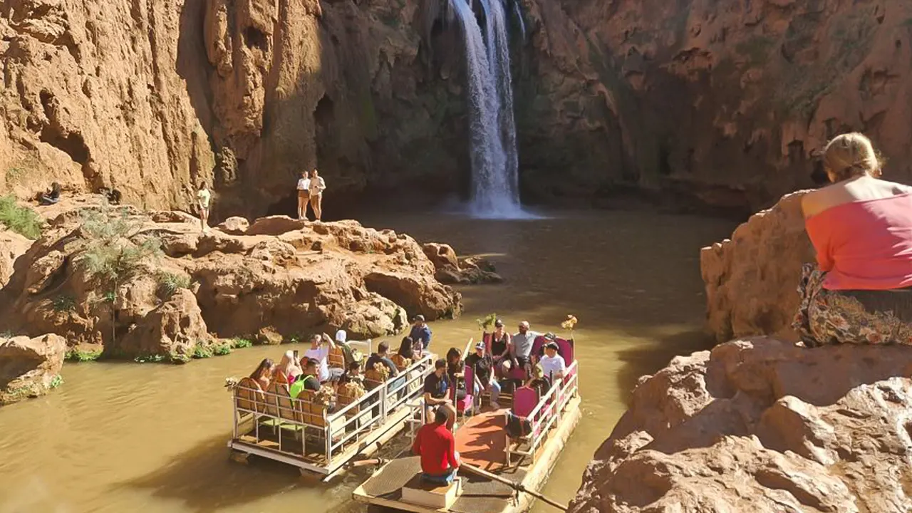 Ouzoud waterfalls  and monkeys included the Guide