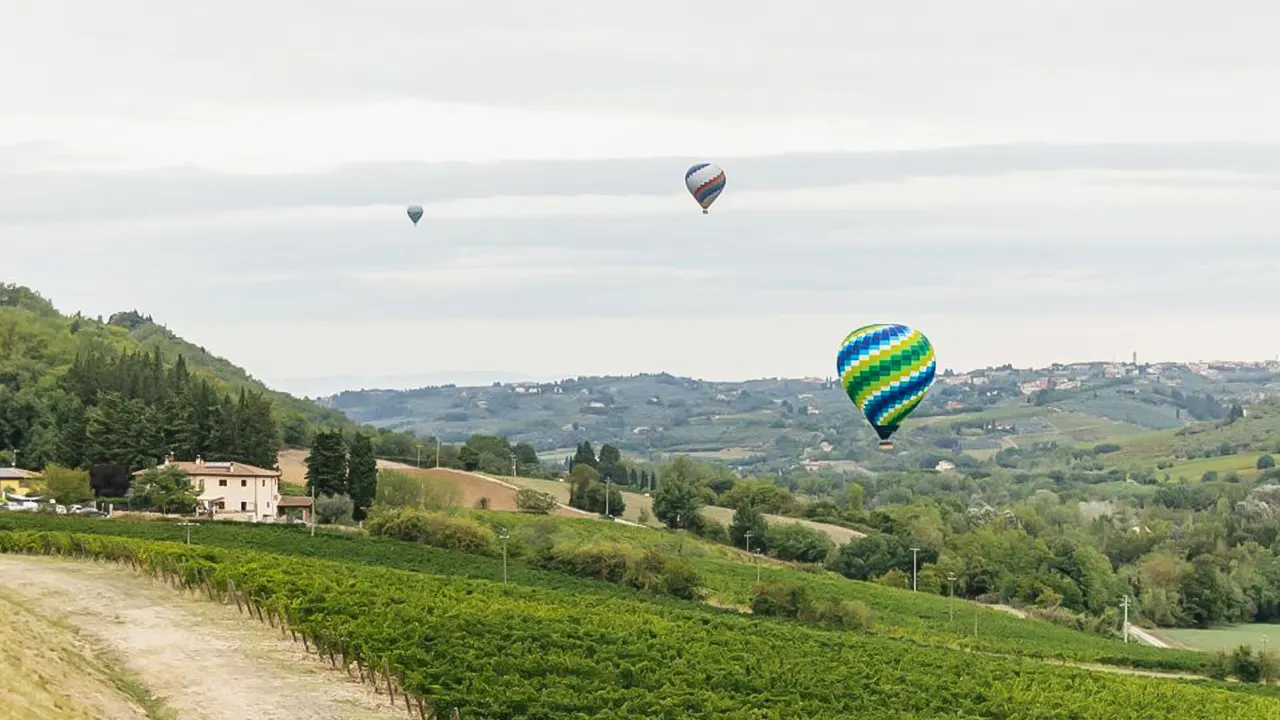 Balloon Flight Over Tuscany